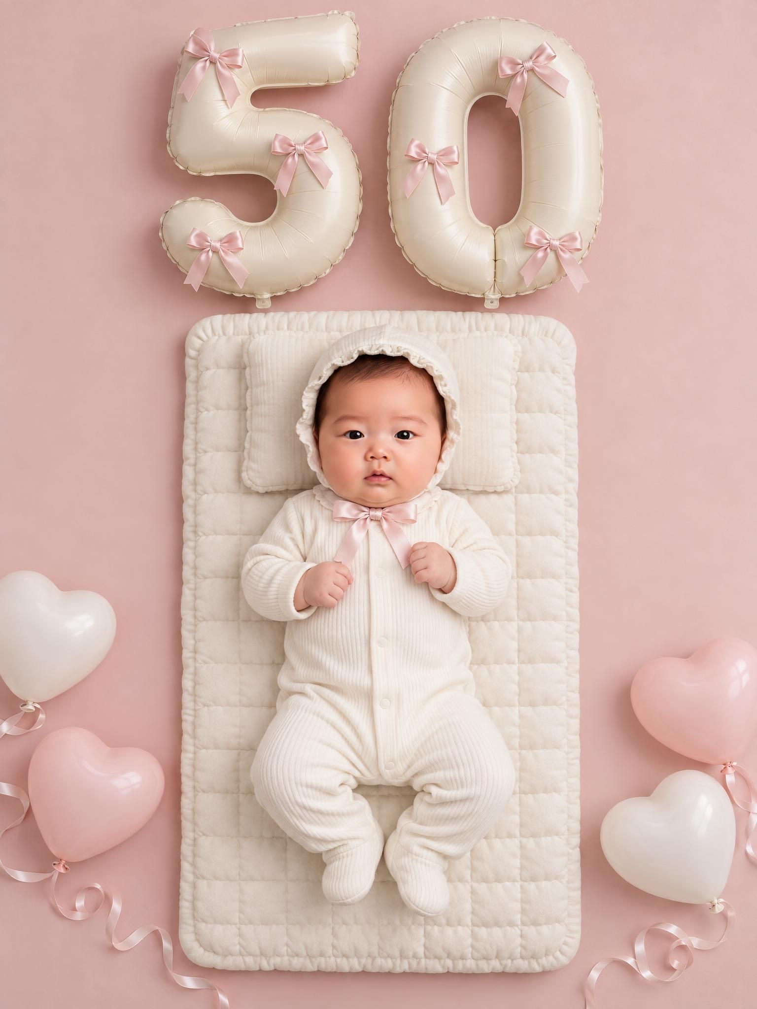 리본 벌룬 50일