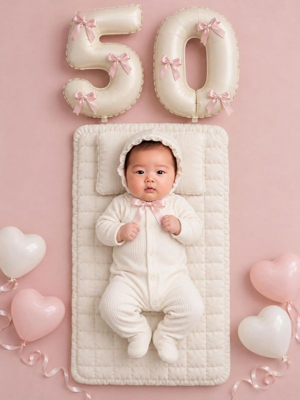 리본 벌룬 50일