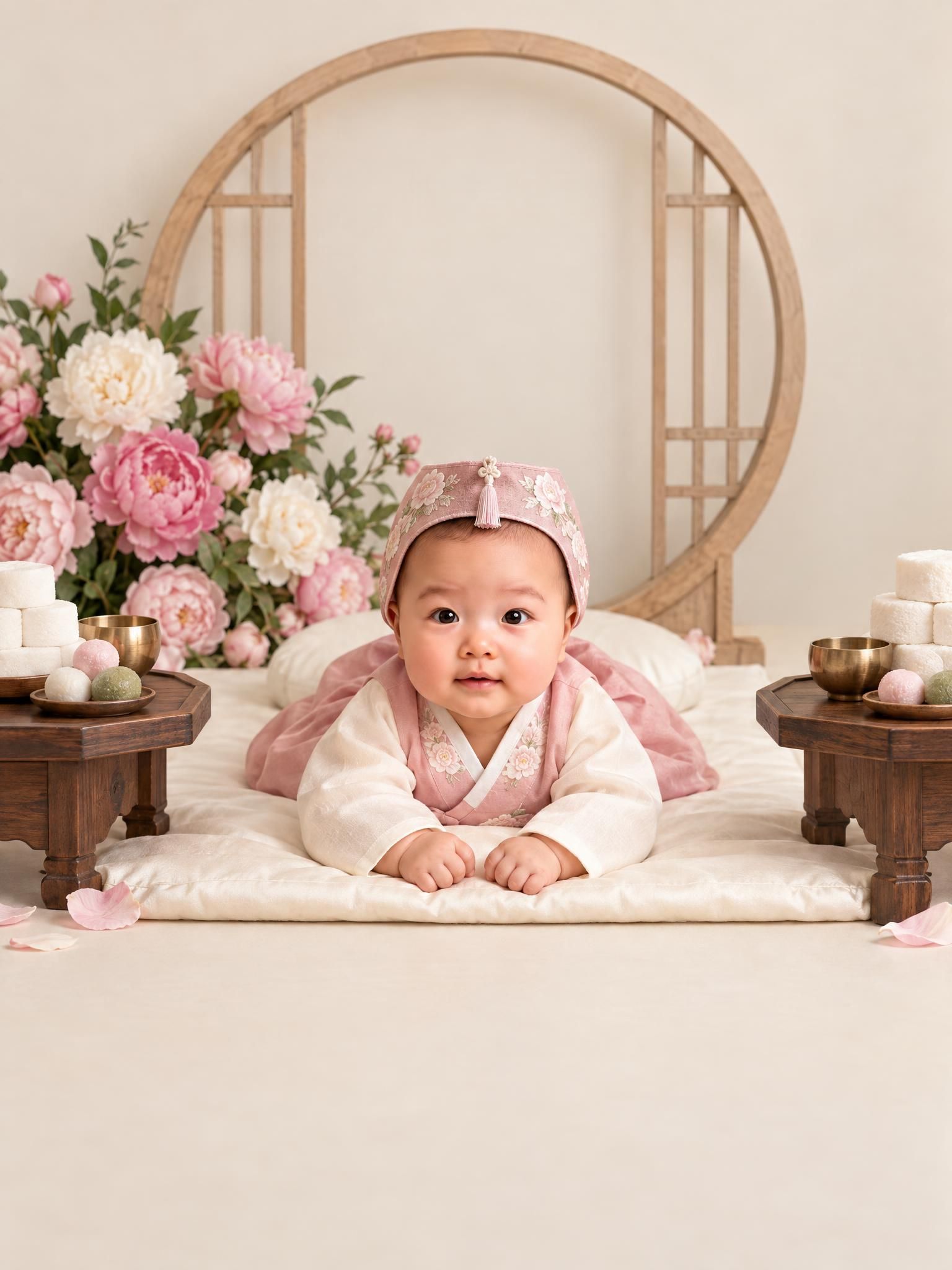모란 백일상